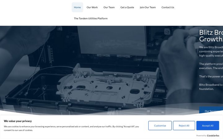 Screenshot of blitzbb.com