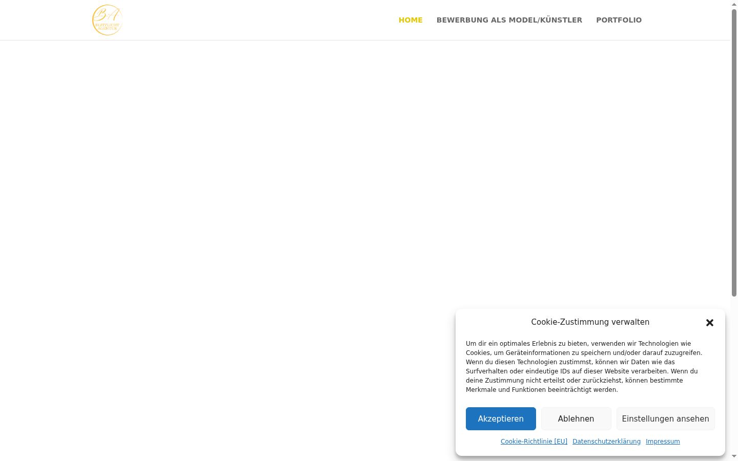 Screenshot tal-banner tal-kunsens muri qabel kwalunkwe interazzjoni
