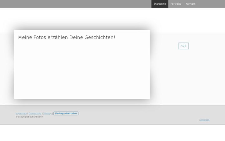 Screenshot of blitzlicht-berlin.de