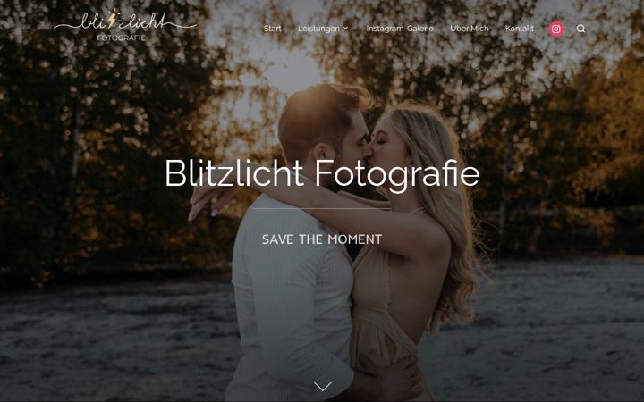 Screenshot of blitzlicht-fotografie.com