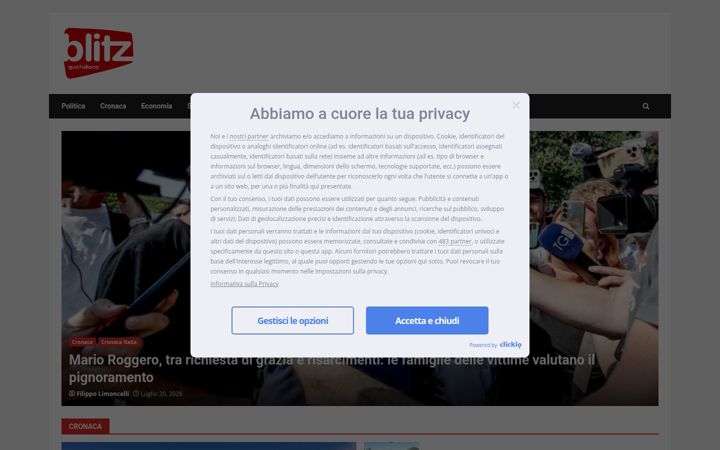 Screenshot of blitzquotidiano.it