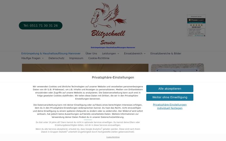 Screenshot of blitzschnellservice.de