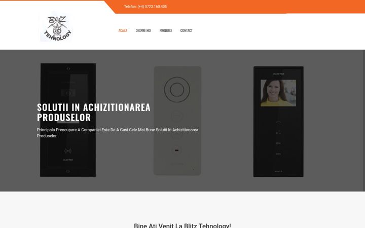 Screenshot of blitztehnology.ro