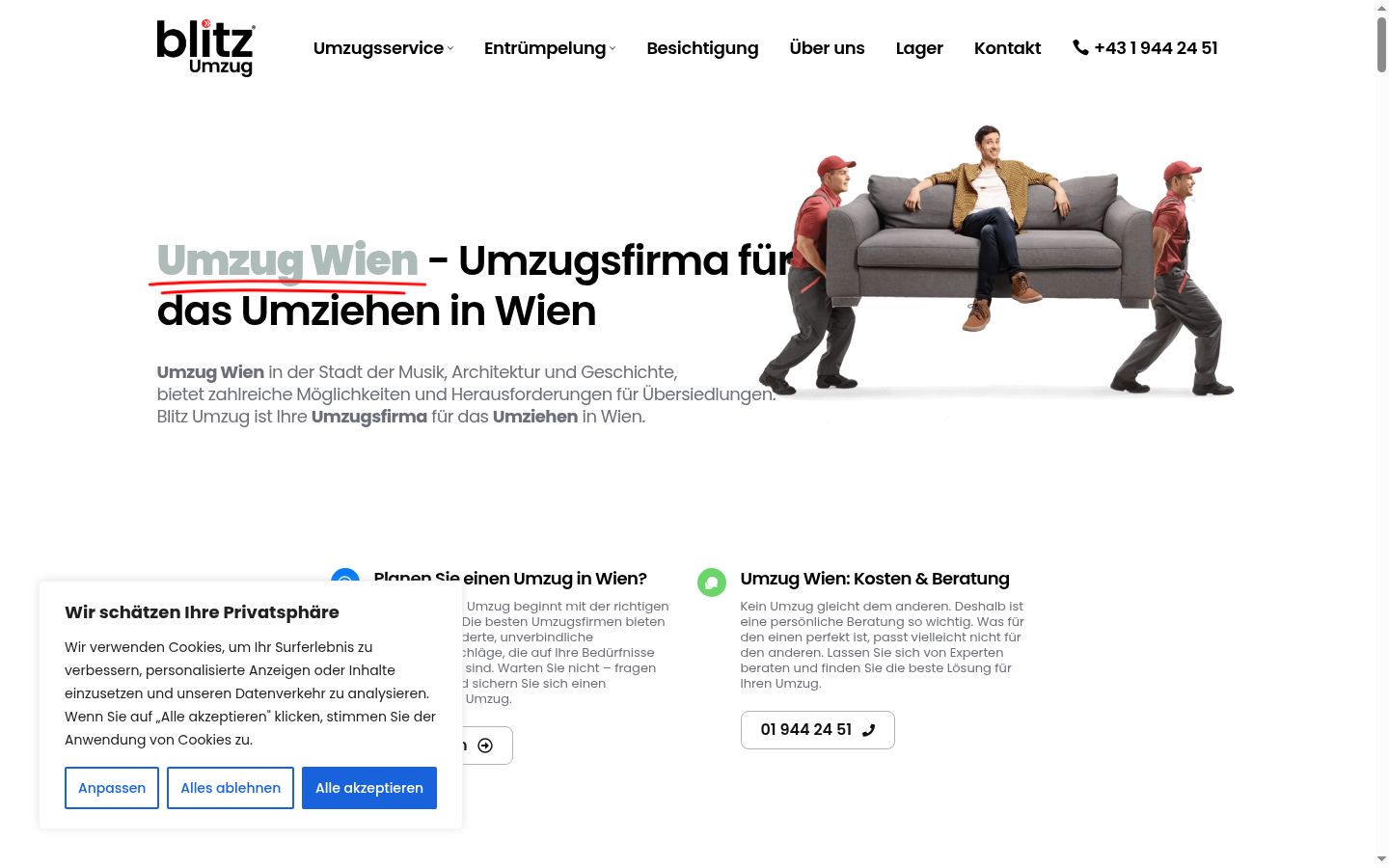 Screenshot tal-banner tal-kunsens muri qabel kwalunkwe interazzjoni