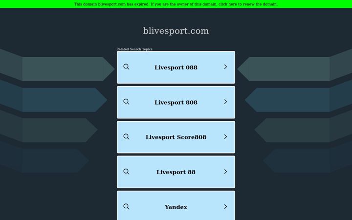 Screenshot of blivesport.com