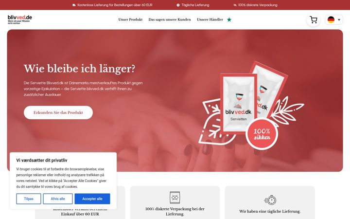 Screenshot von blivved.de