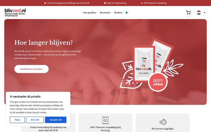 Screenshot von blivved.nl