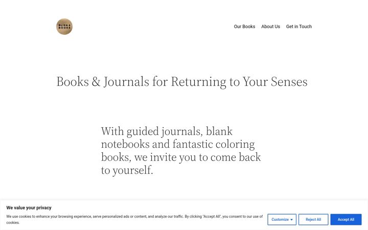 Screenshot von blixa6books.com