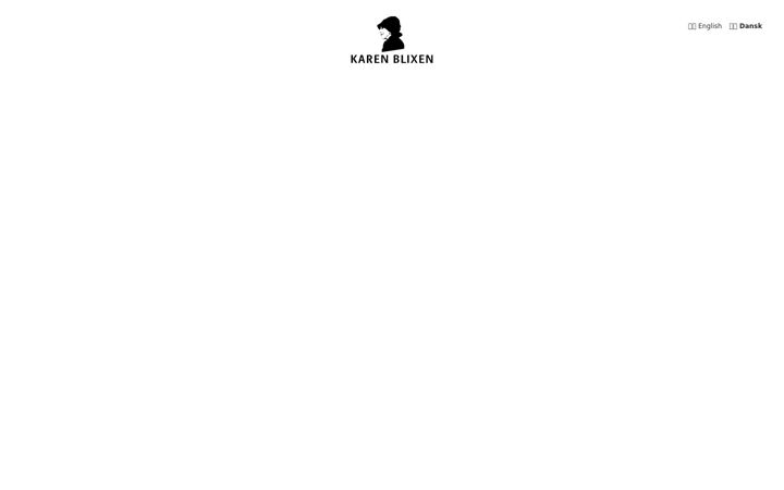 Screenshot of blixen.dk