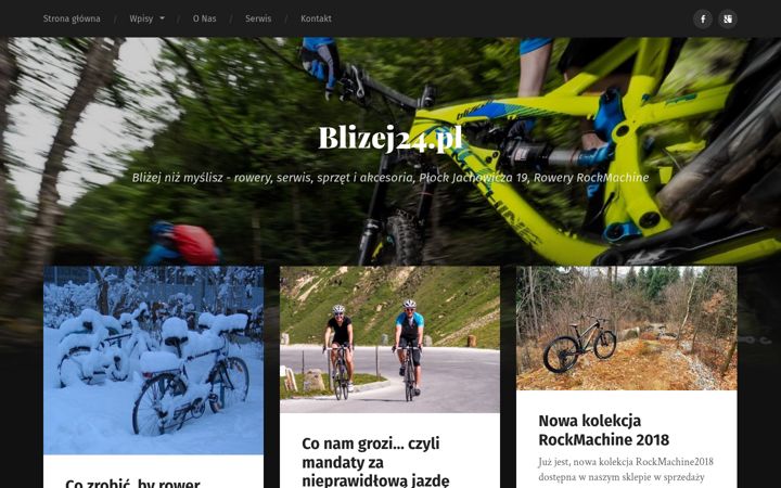 Ekraanipilt saidist blizej24.pl