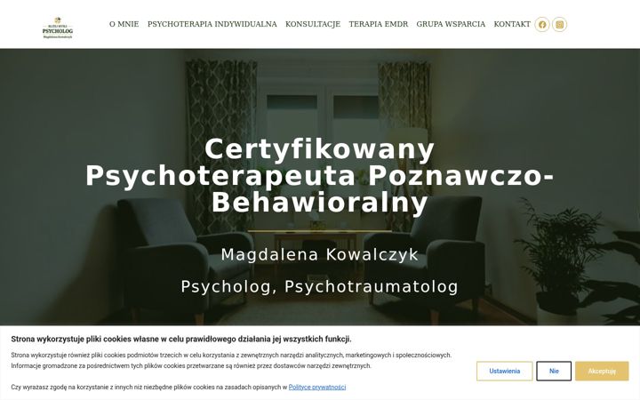 Ekraanipilt saidist blizejmysli.pl