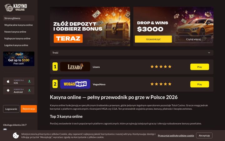 Ekraanipilt saidist blizejszczescia.pl
