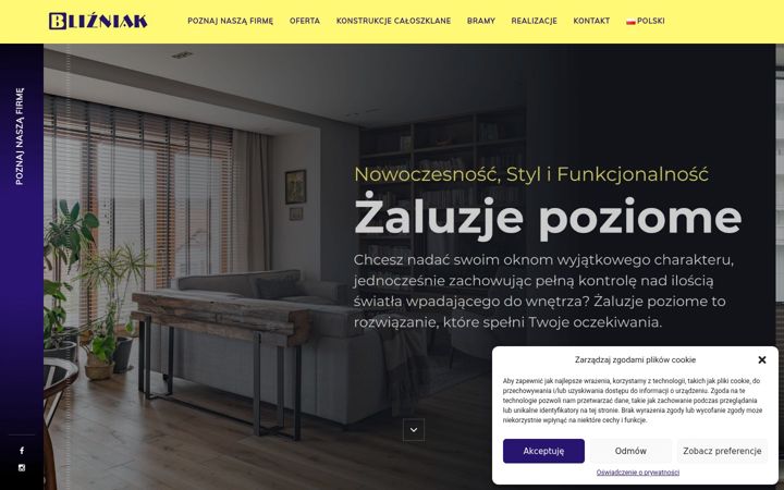 Screenshot of blizniak.com