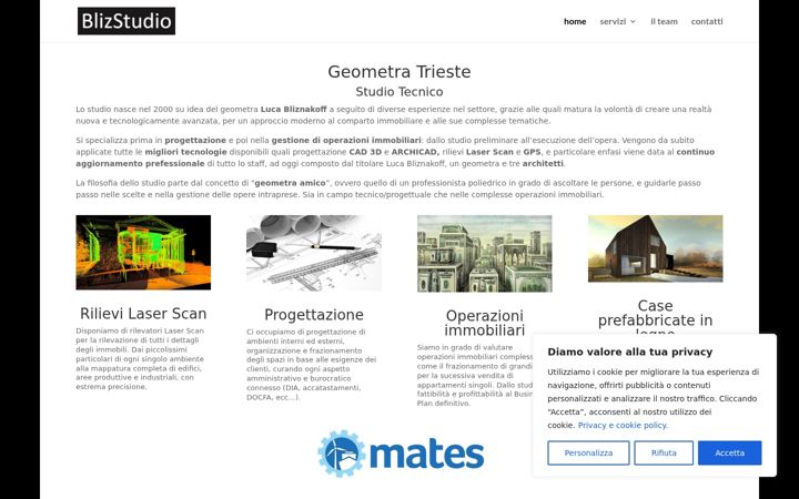 Screenshot of blizstudio.com