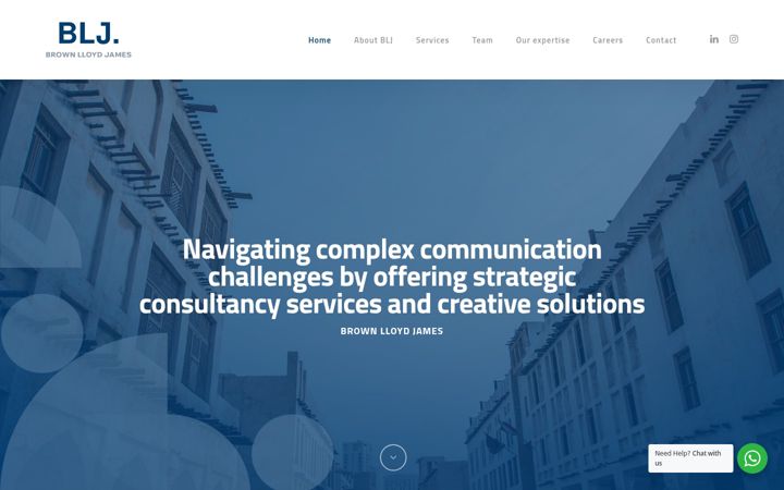 Screenshot of bljworldwide.com