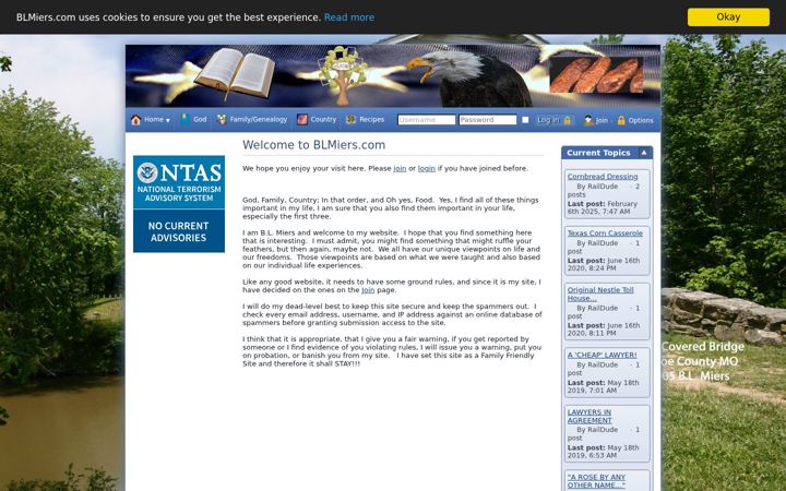 Screenshot of blmiers.com