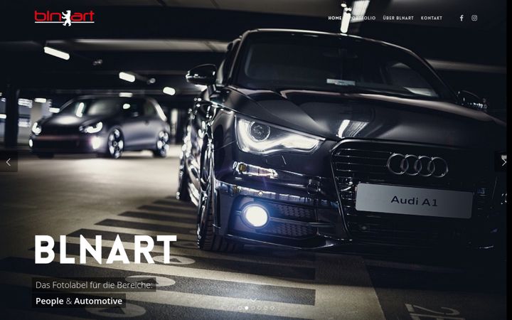 Screenshot of blnart.de