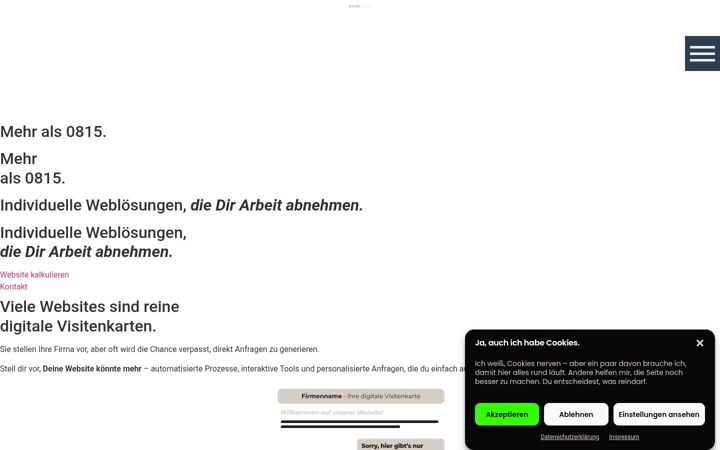 Screenshot of blnkdsgn.com