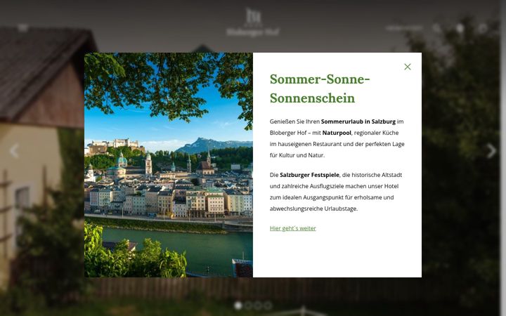 Screenshot of blobergerhof.at