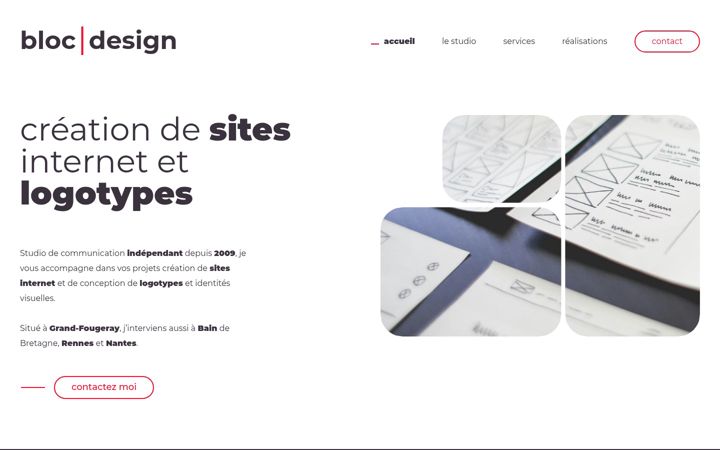 Screenshot of bloc-design.fr