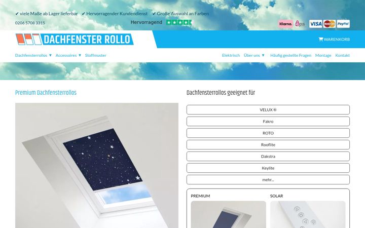 Screenshot of bloc-rollos.de