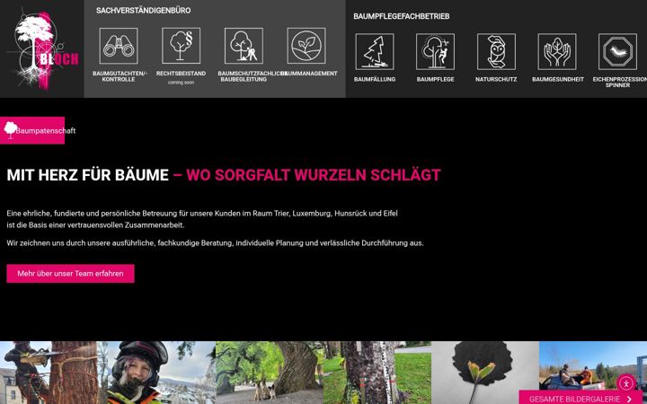 Screenshot of bloch-baum.de