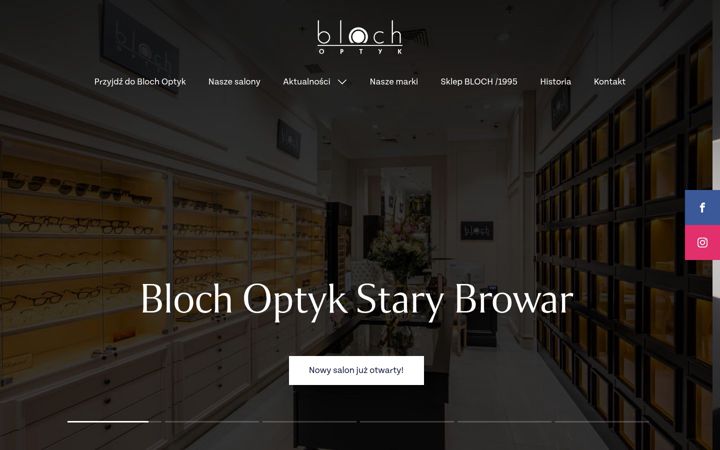 Screenshot of blochoptyk.pl