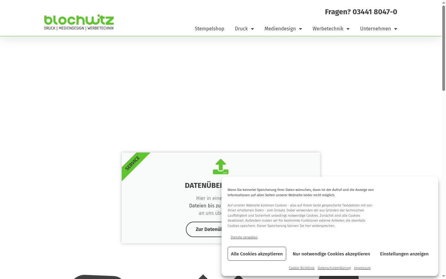 Capture d'écran de la bannière de consentement affichée avant toute interaction
