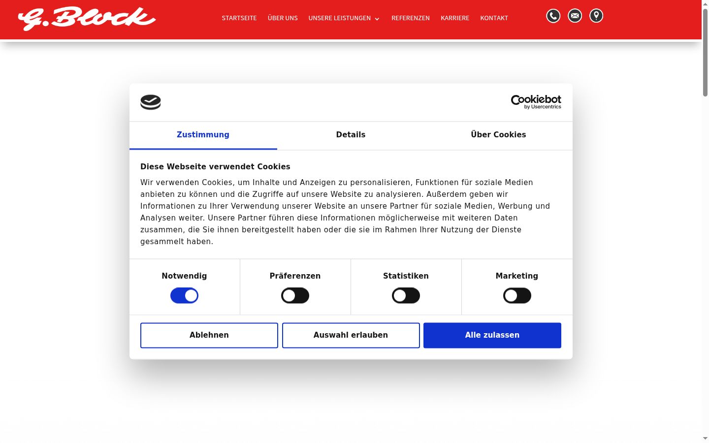 Zrzut ekranu banera zgody wyświetlanego przed jakąkolwiek interakcją