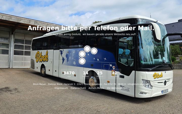 Screenshot of block-reisen.de