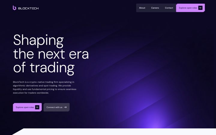 Screenshot of block-tech.io