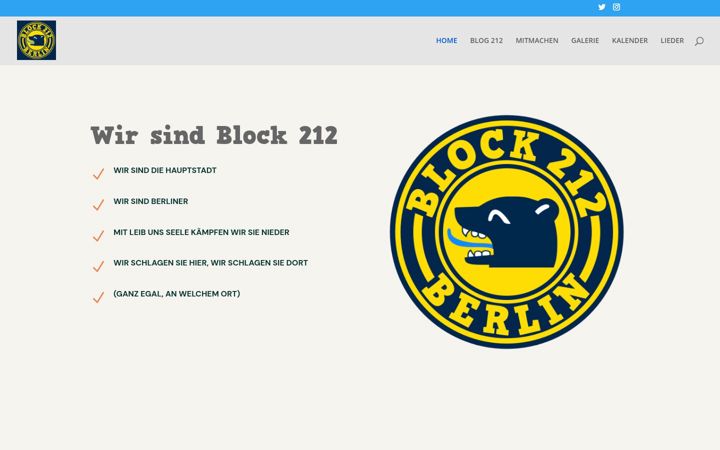 Screenshot του block212berlin.de