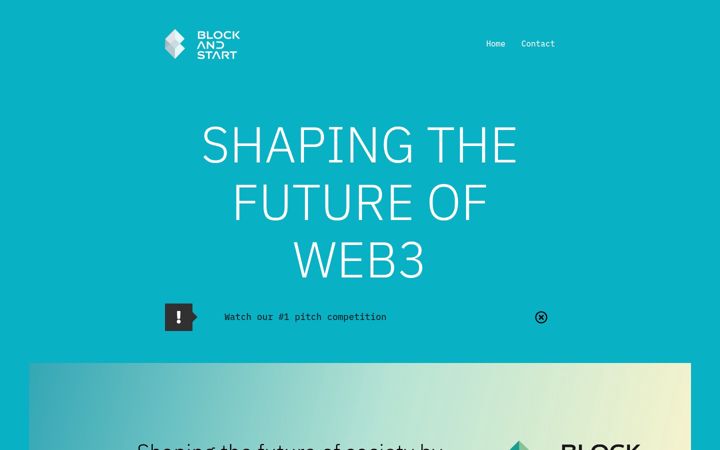 Screenshot of blockandstart.com