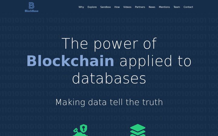 Skærmbillede af blockbase.network
