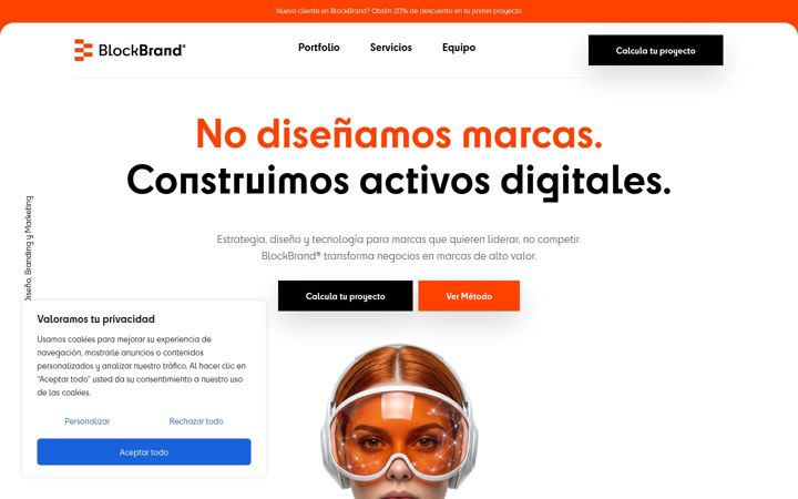 Screenshot of blockbrand.es