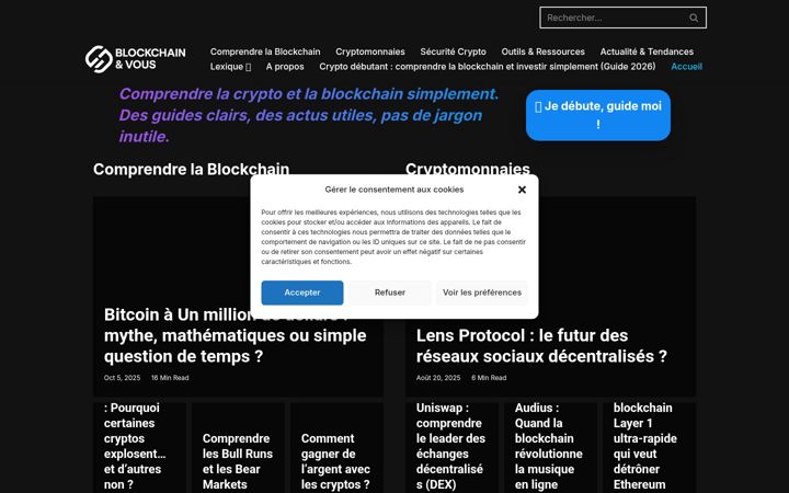 Screenshot του blockchain-et-vous.fr