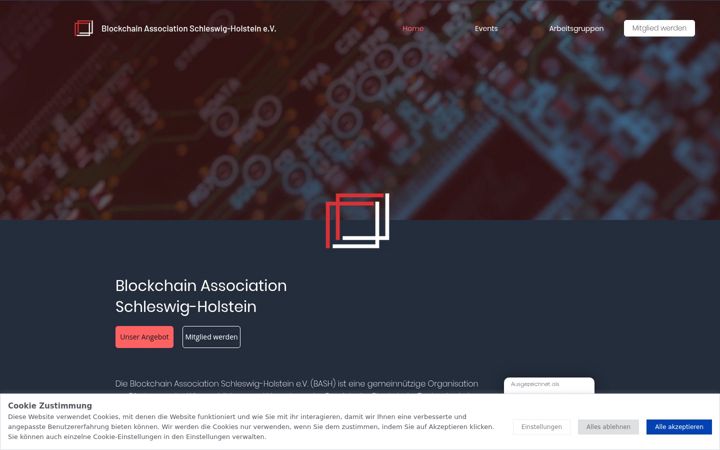 Képernyőkép: blockchain-sh.de