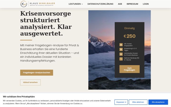 Screenshot of blockchain-unchained.de