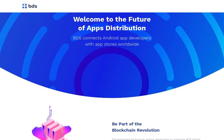 Screenshot of blockchainds.com