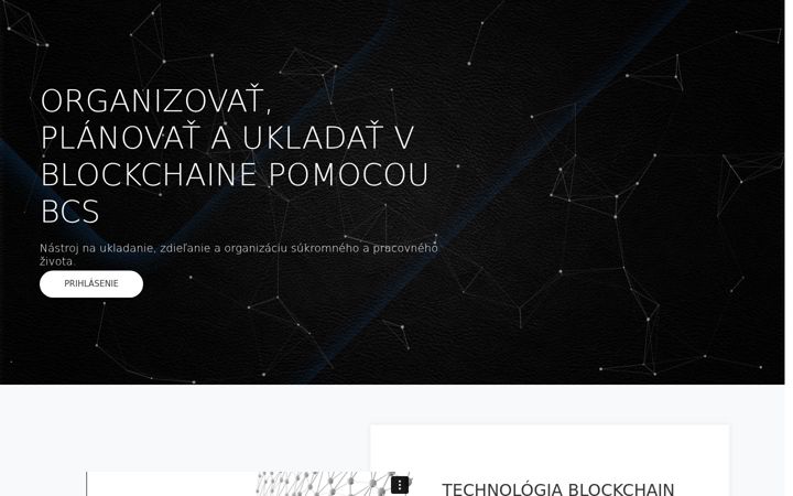 Screenshot of blockchainsolutions.sk