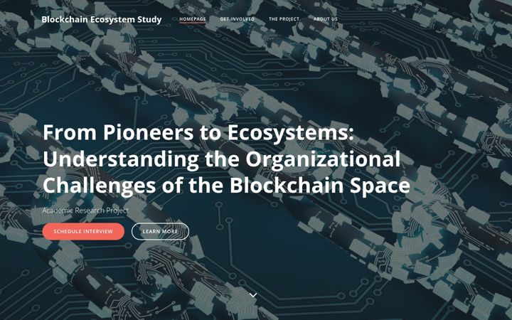Screenshot of blockchainunimore.eu