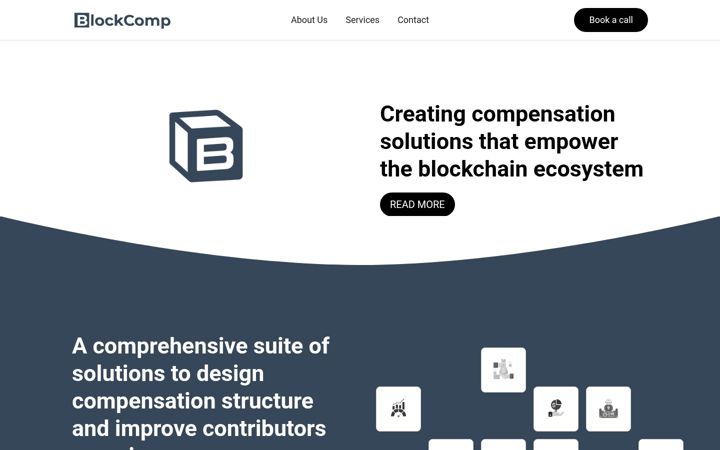 Screenshot of blockcomp.io