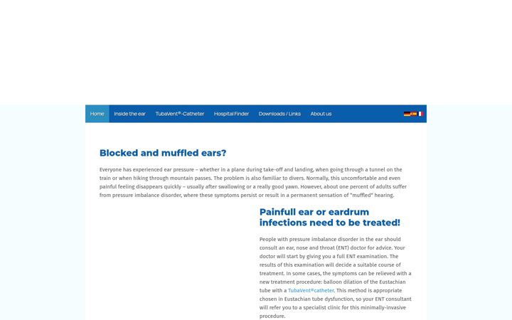Screenshot of blocked-ears.com