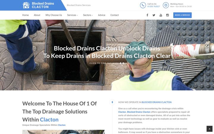 Screenshot of blockeddrains-clacton-on-sea.uk