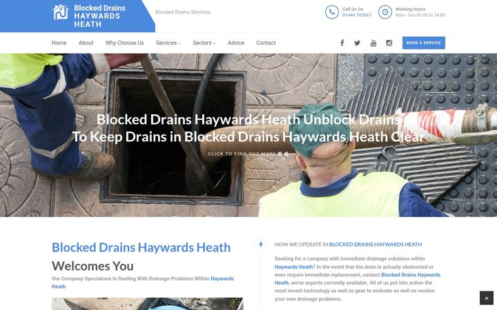 Snimka zaslona za blockeddrains-haywards-heath.uk
