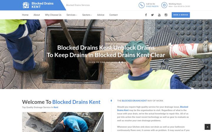 Ekrānuzņēmums no blockeddrains-kent.uk