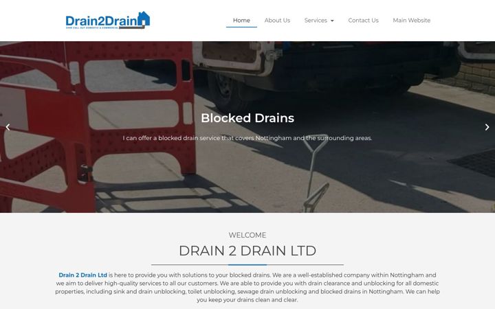 Capture d'écran de blockeddrainsinnottingham.co.uk