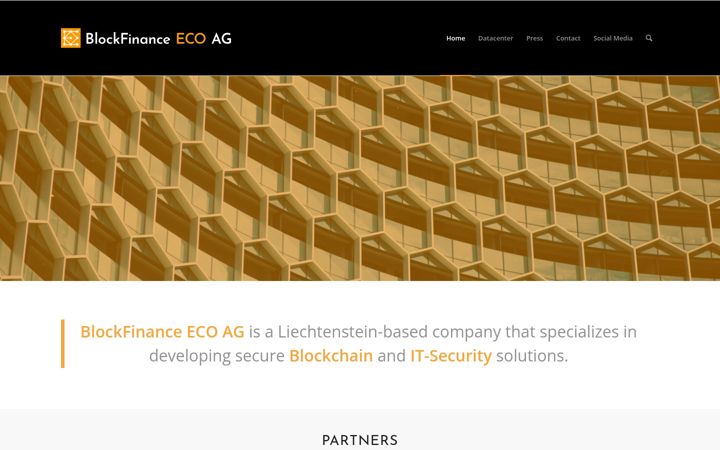 Screenshot of blockfinance-eco.li