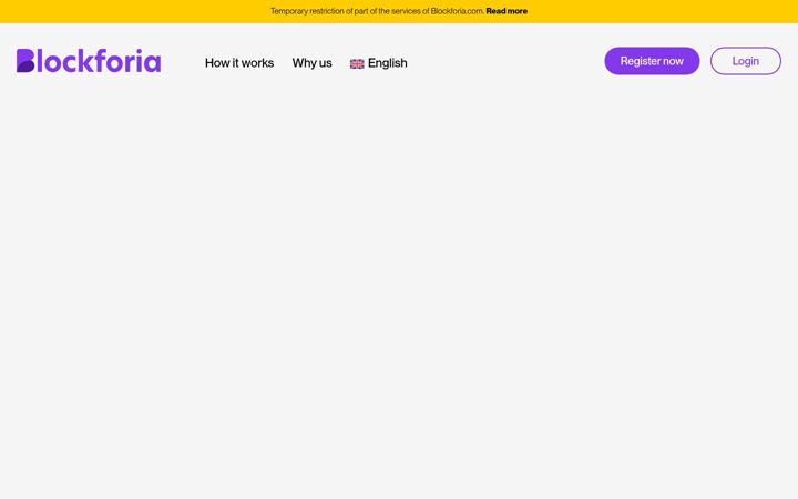 Screenshot of blockforia.com