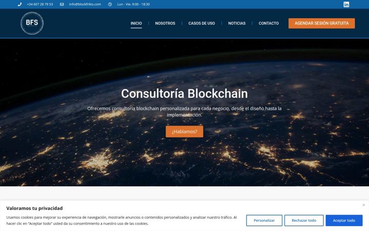 Screenshot of blockfrikis.com